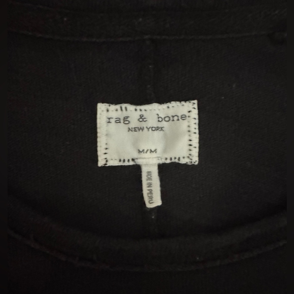 GUC Rag & Bone Classic Flame SS T-Shirt Black size M